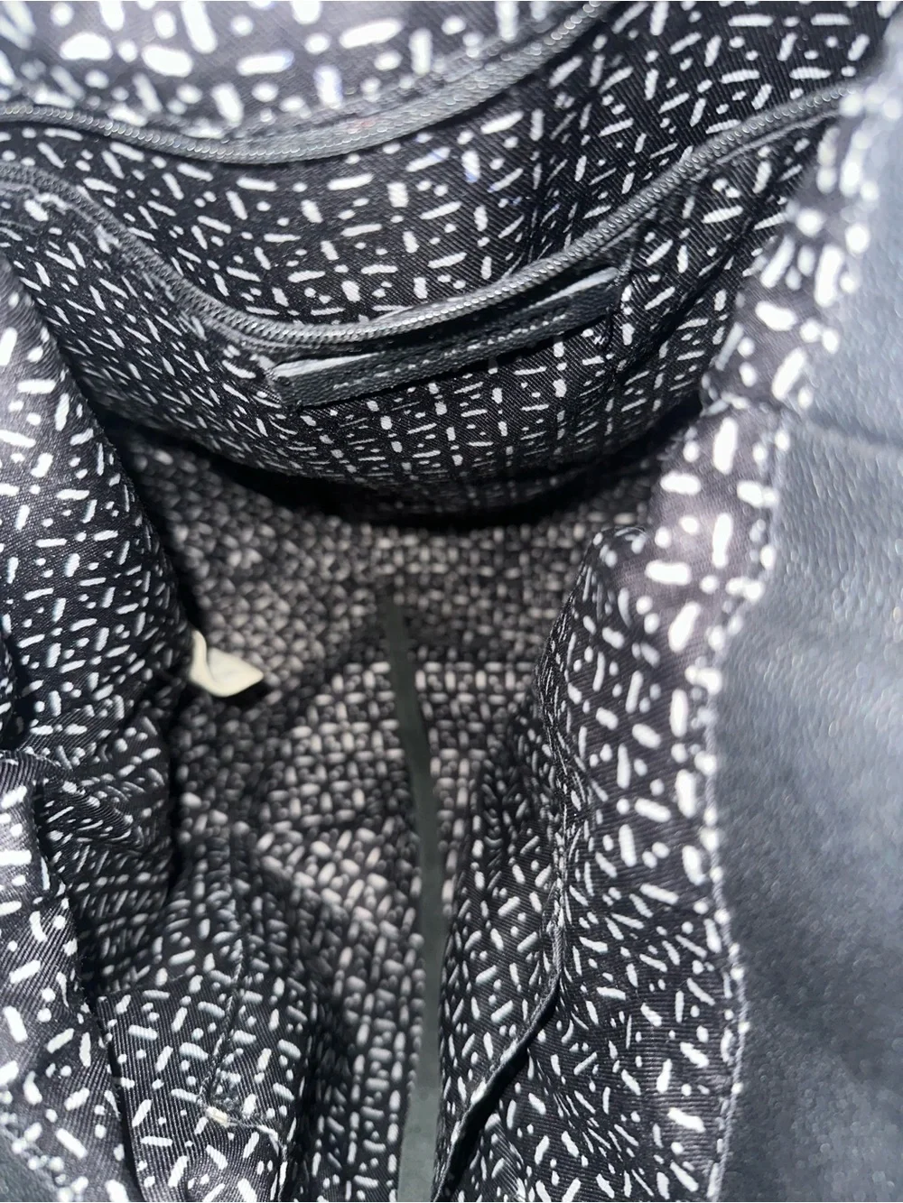 Source Unknown Black Slouchy Leather Hobo Bag